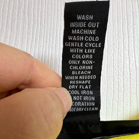 INC Yellow Studded Tank Top with Front Pocket-Size XL.fits large size perfectly - Picture 7 of 7